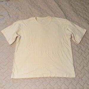 Buck Mason Men’s Tough Knit Tshirt - Cream L